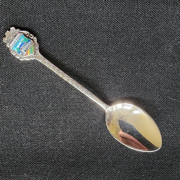 Baden Baden Germany Kurhaus Collectible Souvenir Spoon 4.25" 11cm Silver Plated