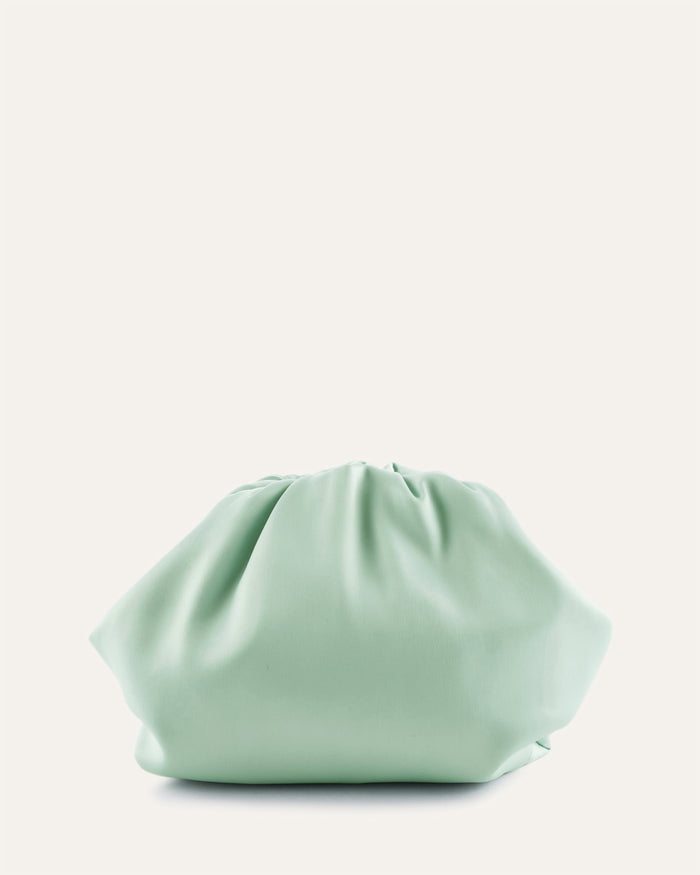 BAMBINI CLUTCH BAG MINT SATIN