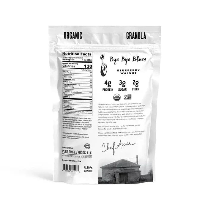 Custom Banner Road Bye Bye Blues Granola - Corporate Gifts