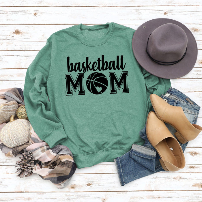 Light green sweater (black font) / S