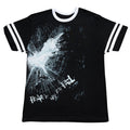 Batman The Dark Knight Fear is Why You Fail Striped sleeves Black Mens T-Shirt - TVStoreOnline
