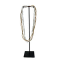 Beaded Multi Strand Natural Necklace