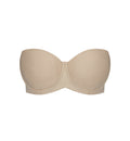 BEIGE TRIUMPH Plus Size BEAUTIFUL SILHOUETTE STRAPLESS BRA