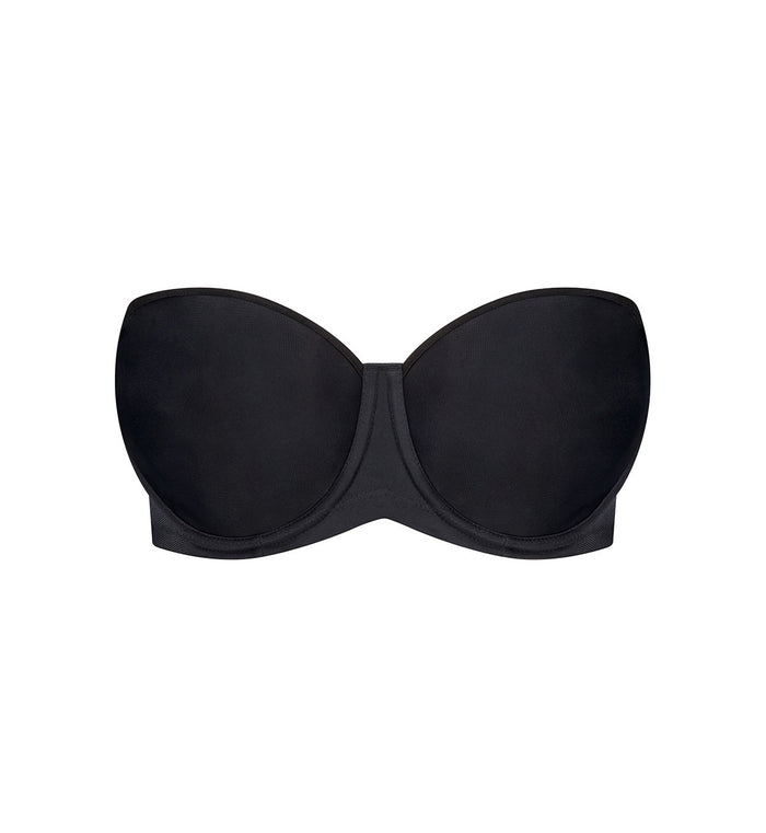 BLACK TRIUMPH Plus Size BEAUTIFUL SILHOUETTE STRAPLESS BRA