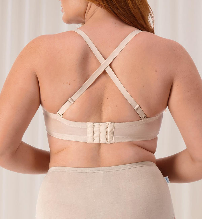 BEIGE TRIUMPH Plus Size BEAUTIFUL SILHOUETTE STRAPLESS BRA