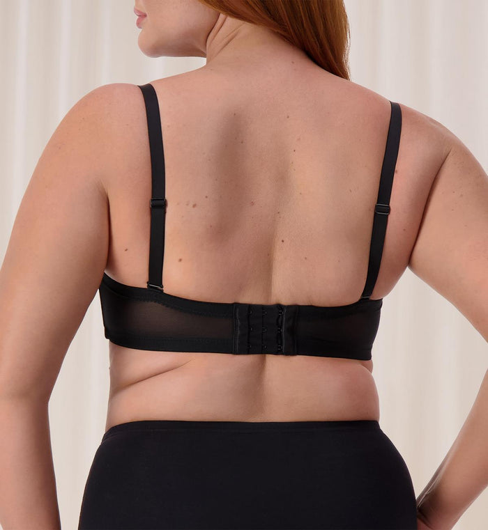 BLACK TRIUMPH Plus Size BEAUTIFUL SILHOUETTE STRAPLESS BRA