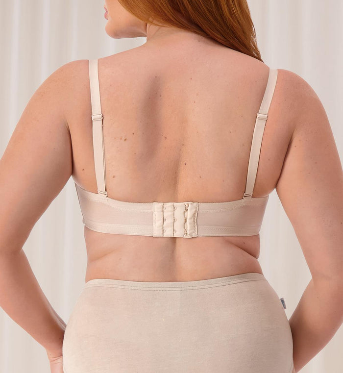 BEIGE TRIUMPH Plus Size BEAUTIFUL SILHOUETTE STRAPLESS BRA