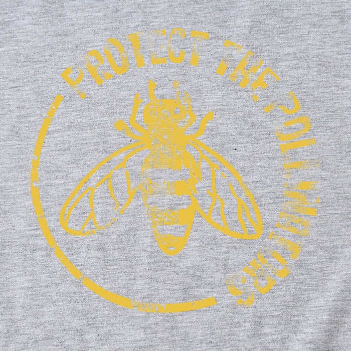 Bee Protect The Pollinators Pattern Short Sleeved T-shirt