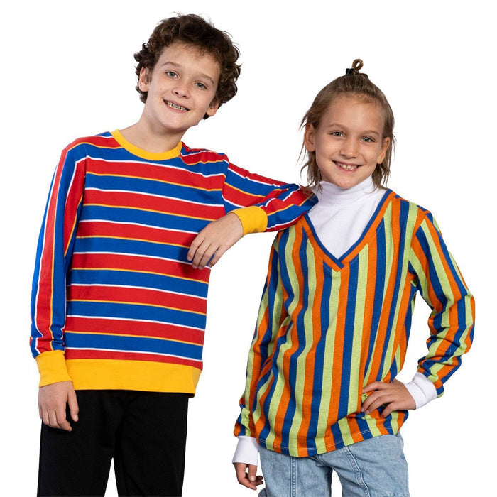 Bert and Ernie Kids Long Sleeve T-Shirts Perfect for Halloween Costume Cosplay - TVStoreOnline