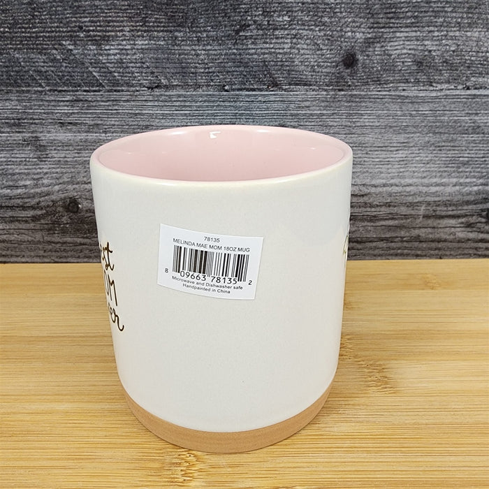 Best Mom Coffee Mug Ceramic Embossed White Tea Cup Mother by Blue Sky