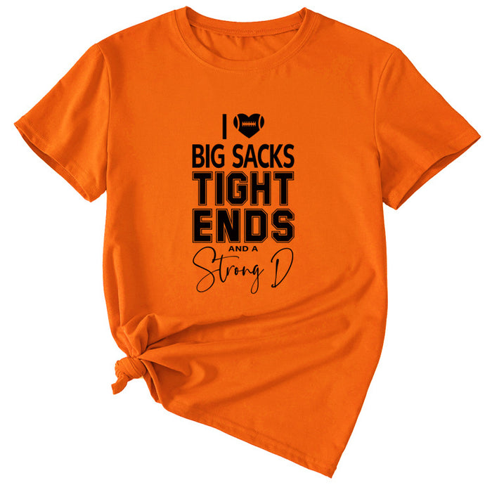 Orange (black font) / S