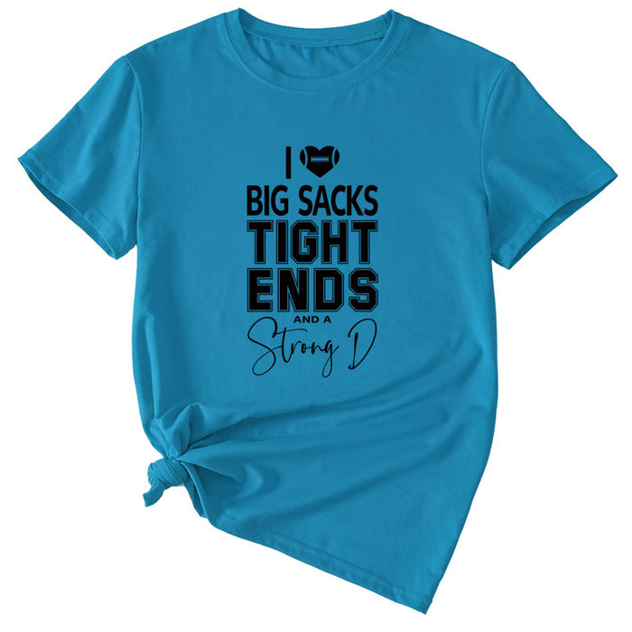 Lake blue (black font) / S