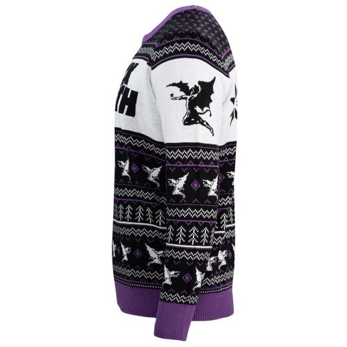 Black Sabbath Unisex Flying Demon Logo Ugly Christmas Sweater - TVStoreOnline