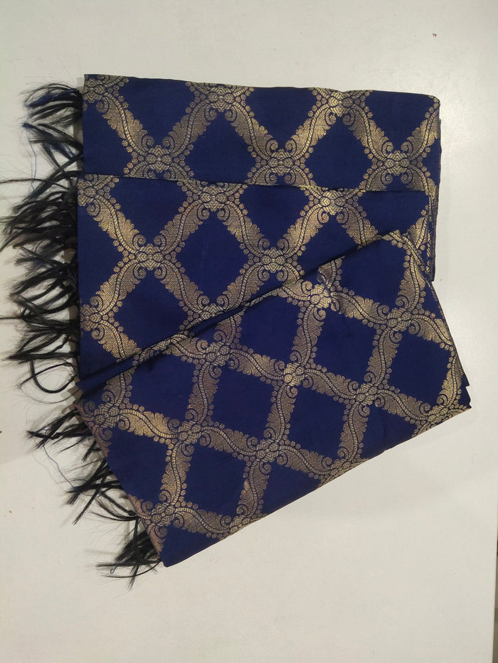Pregnancy Blue Banarasi Dupatta