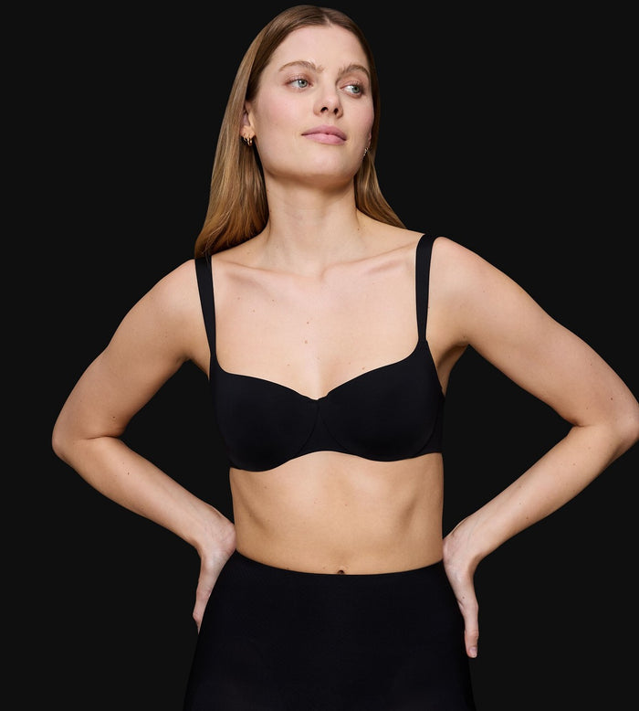 BLACK TRIUMPH BODY MAKE UP ILLUSION SMOOTH BALCONETTE BRA
