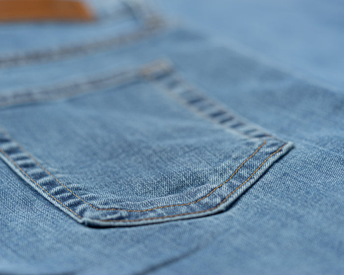 Boot Cut Light Stretch Denim Jeans Men's Jeans