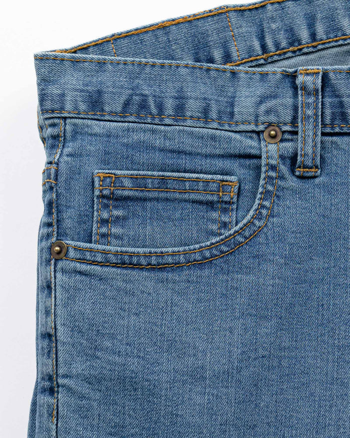 Boot Cut Light Stretch Denim Jeans Men's Jeans