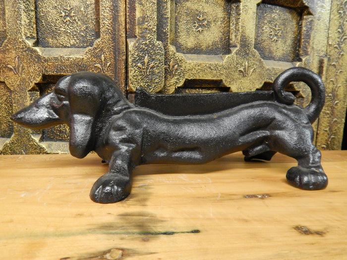 Boot Scraper Dachshund Dog Cast Iron-Jantiques LLC.