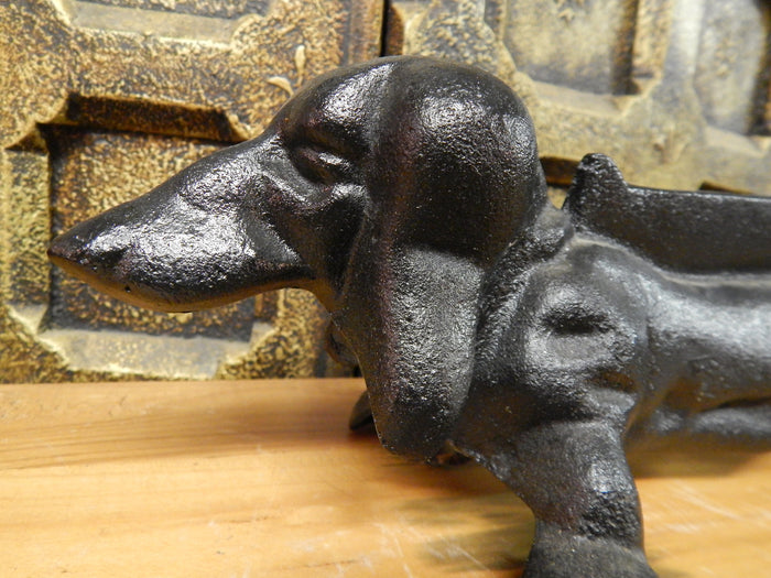 Boot Scraper Dachshund Dog Cast Iron-Jantiques LLC.