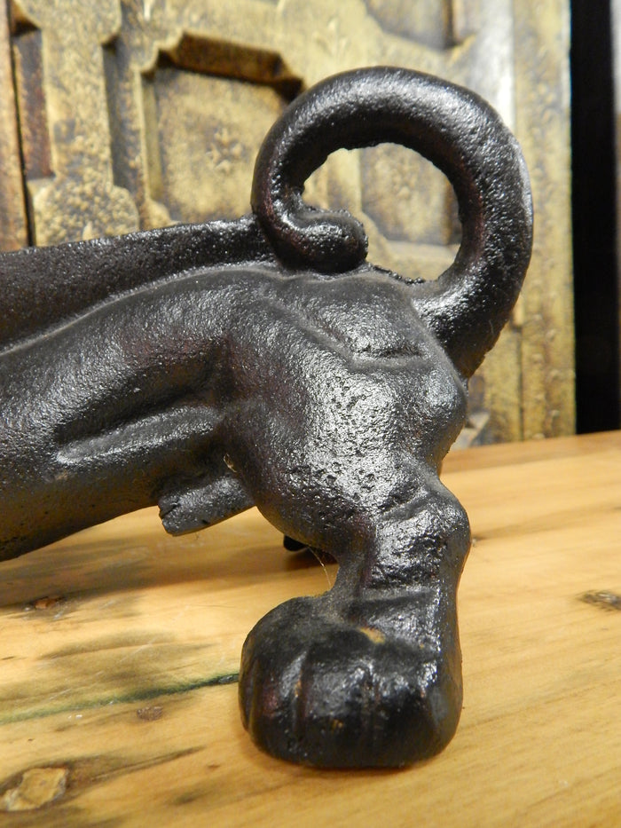 Boot Scraper Dachshund Dog Cast Iron-Jantiques LLC.