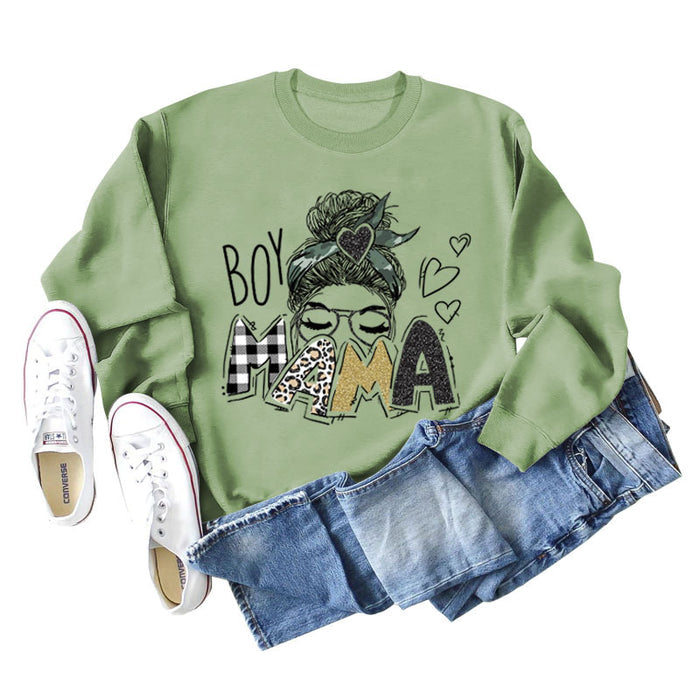 Olive green hoodie (black font color picture) / S