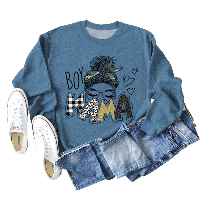 Blue hoodie (black font color picture) / S