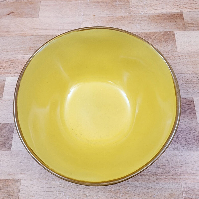 Brandywine Sunflower Floral Festive Bowl in Yellow 6" Ceramic (15 cm) Blue Sky