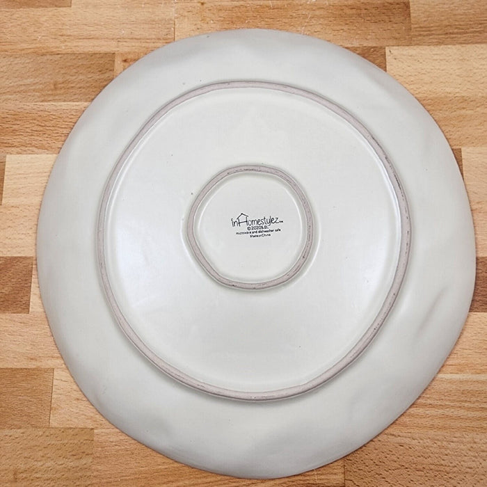 Brandywine Sunflower Set of 2 Plates Decorative Embossed Servers by Blue Sky