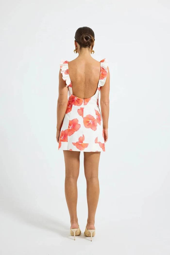 Brielle Mini Dress - Hibiscus by Pasduchas - Australian designer Dress | SODA Fashion Haus