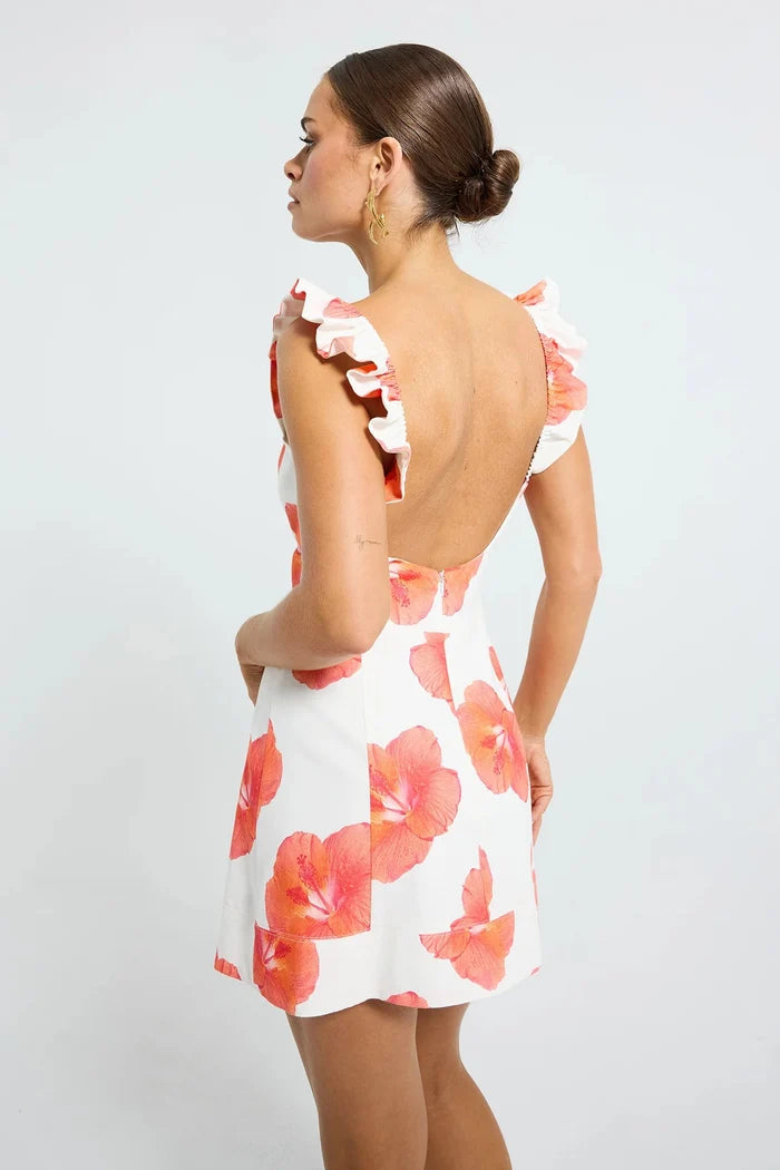 Brielle Mini Dress - Hibiscus by Pasduchas - Australian designer Dress | SODA Fashion Haus