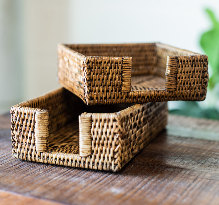 Burma Rattan Napkin Holder