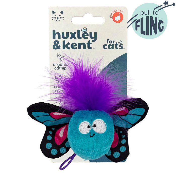 Packaged Butterfly Flinger Cat Toy.