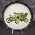 Cadillac 1903 Antique Car Collectible Serving Tin Tray VTG Metal Atlantic Can Co
