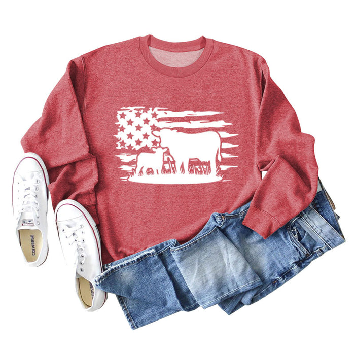 Red sweater (white color picture) / S