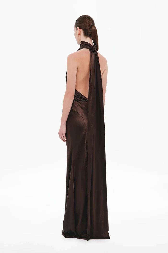 Cameron Satin Dress by Misha - Australian designer Dress | SODA Fashion Haus