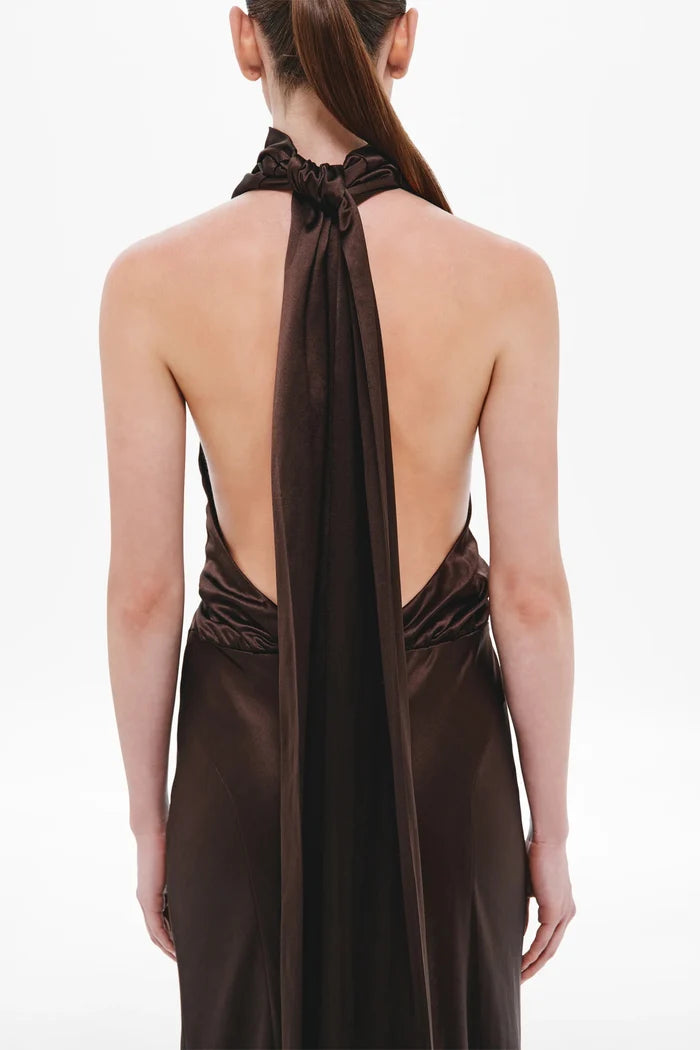 Cameron Satin Dress by Misha - Australian designer Dress | SODA Fashion Haus