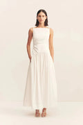 Campbell Square Neck Maxi Dress in Ivory by Shona Joy - Australian designer Dress | SODA Fashion Haus