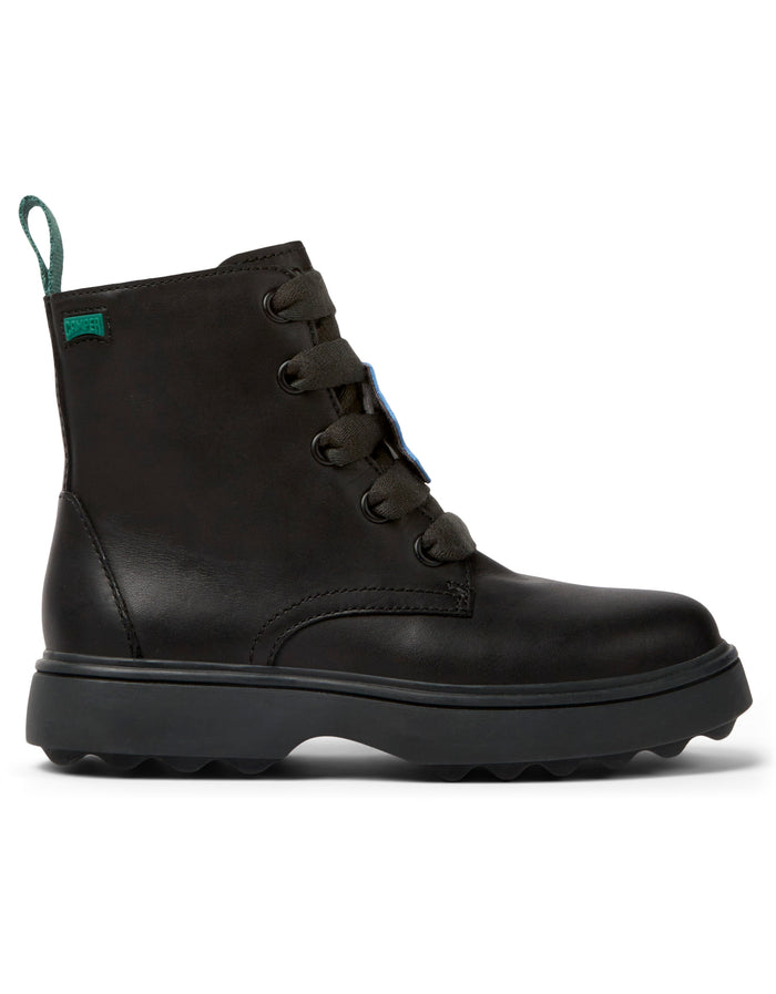 Camper Kids Boots | Lace Up Norte Twins | Black