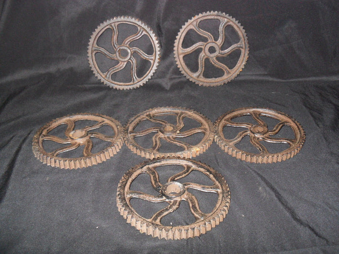 Cast Iron - Gears Twirl Shape-Jantiques LLC.