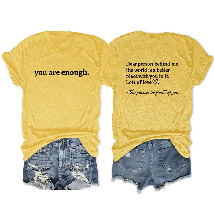 Yellow front middle (black font) / S