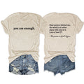 Casual Dear Person Behind Me Loose Round Neck Short-sleeved T-shirt