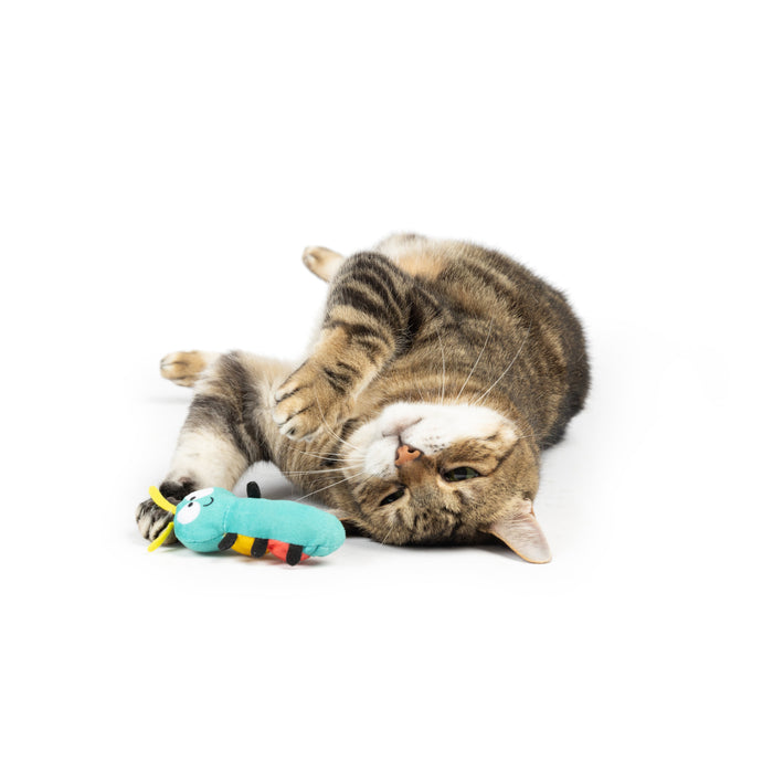 Cat with Caterpillar Cat Toy.
