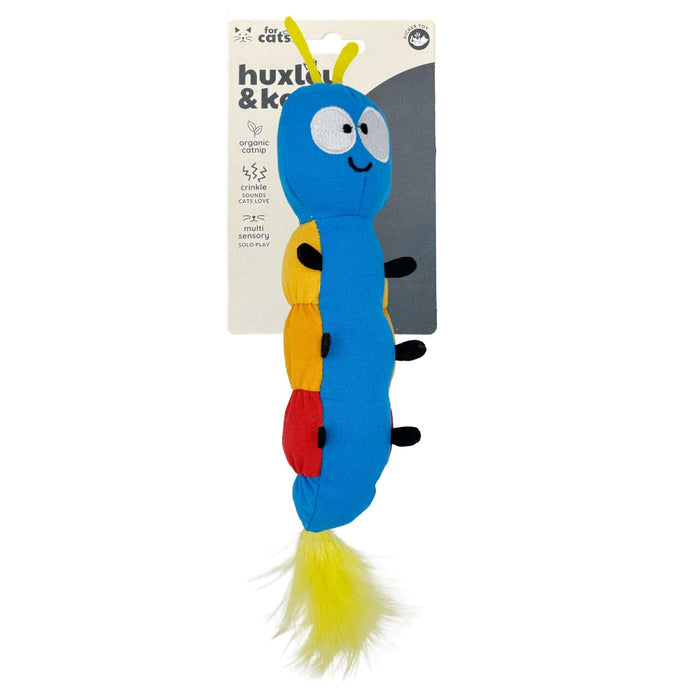 Packaged Caterpillar Kicker Cat Toy.