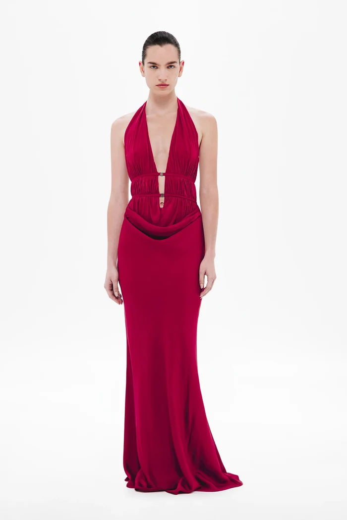 Celine Satin Dress by Misha - Australian designer Dress | SODA Fashion Haus