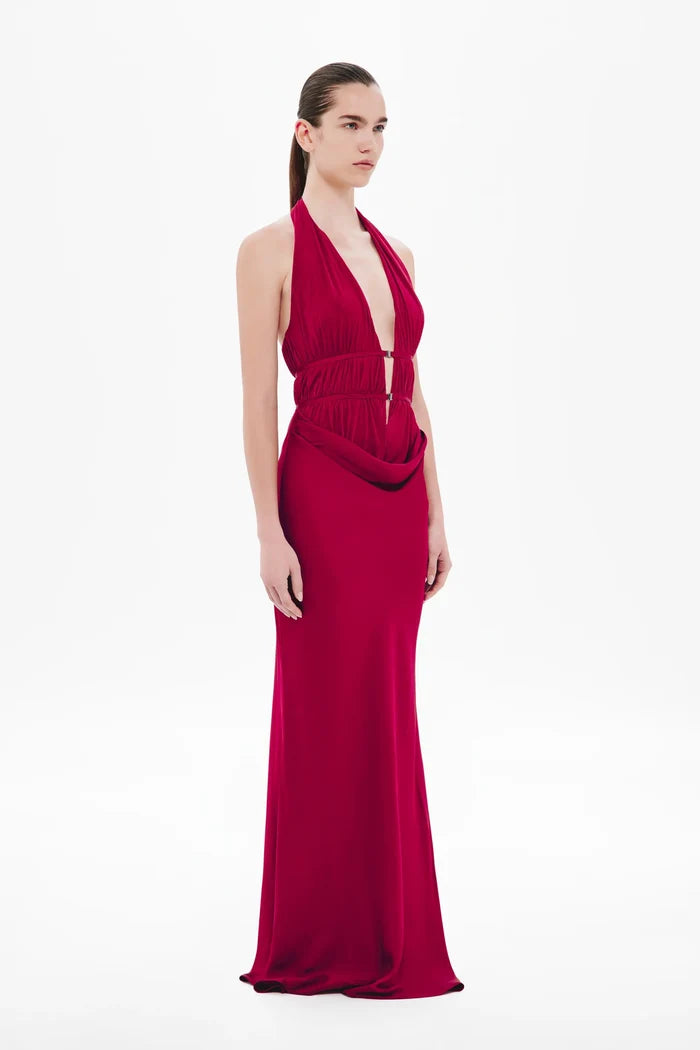 Celine Satin Dress by Misha - Australian designer Dress | SODA Fashion Haus