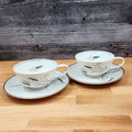 Ceres Easterling 2 Set of Cup and Saucer Wheat Pattern Coffee Mug Bavaria German