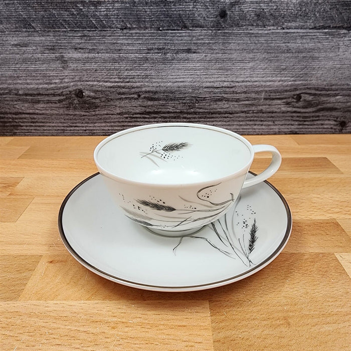 Ceres Easterling 2 Set of Cup and Saucer Wheat Pattern Coffee Mug Bavaria German