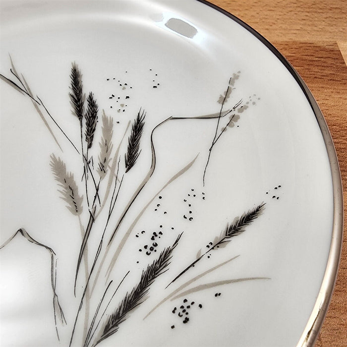 Ceres Easterling 4 Plate Set Bread Butter Wheat Pattern 6â€ 15cm Bavaria German