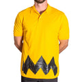 Charlie Yellow Polo Button Up Adult Unisex Halloween Cosplay Costume T-Shirt