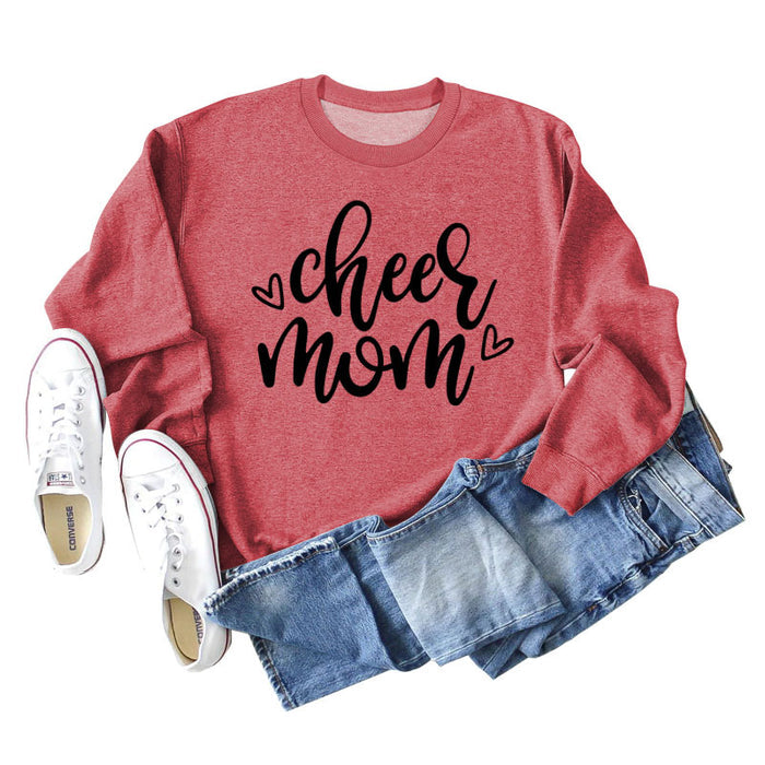 Red sweater (black font) / S